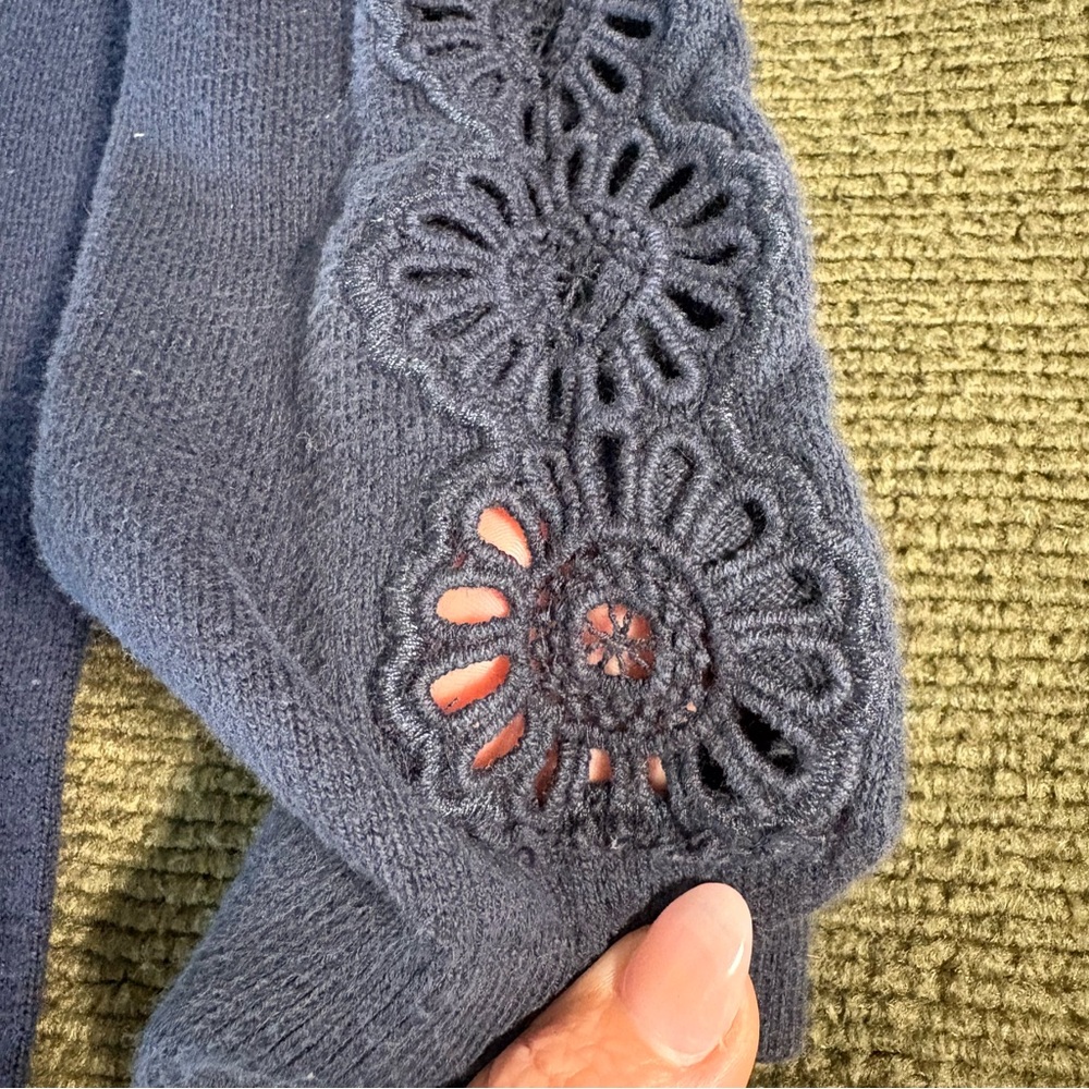 LOFT Eyelet Sweater